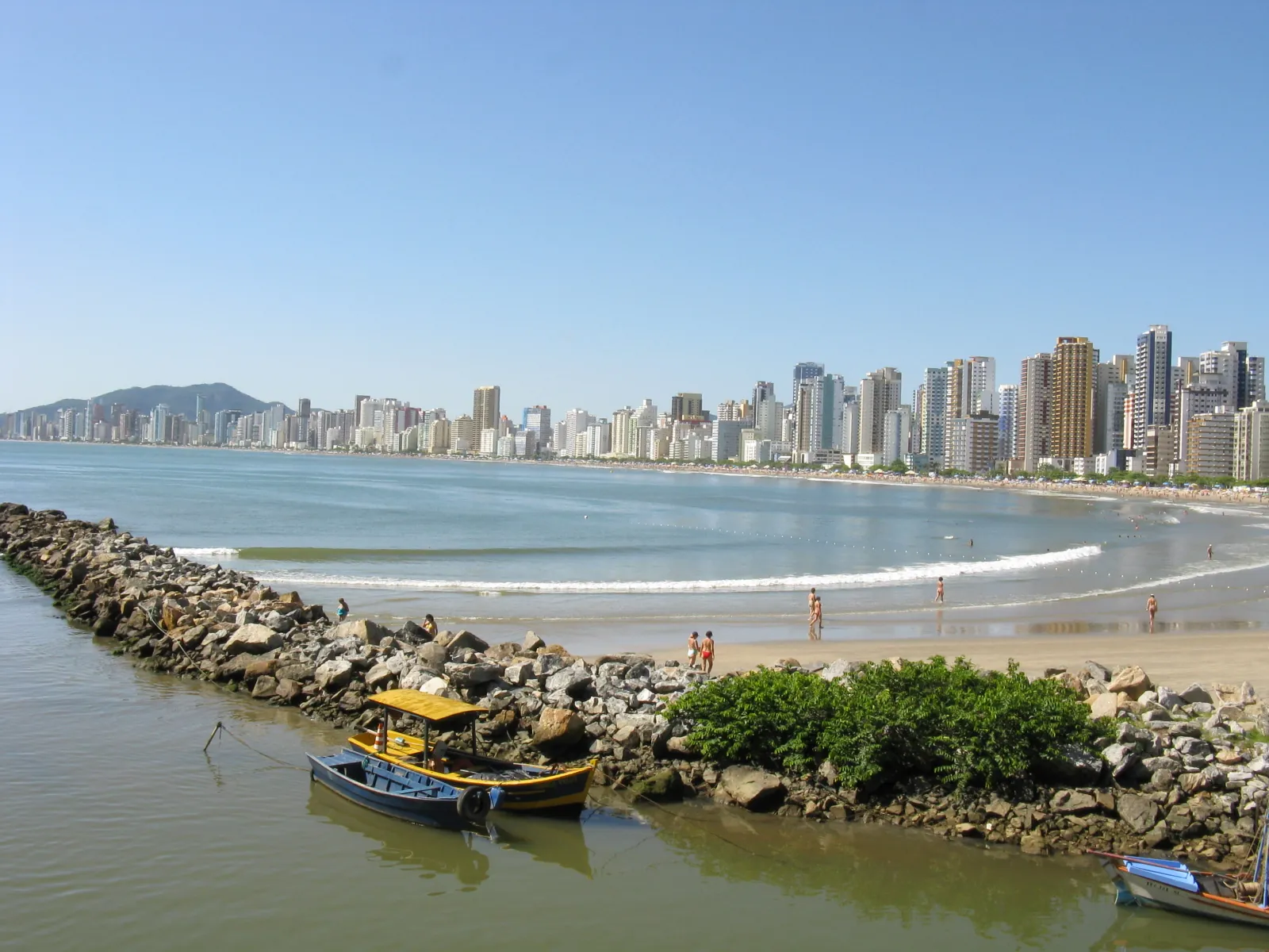 Praia Central e orla de Balneário Camboriú, Santa Catarina