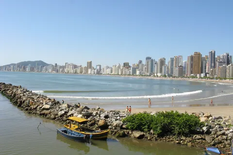 Praia Central e orla de Balneário Camboriú, Santa Catarina